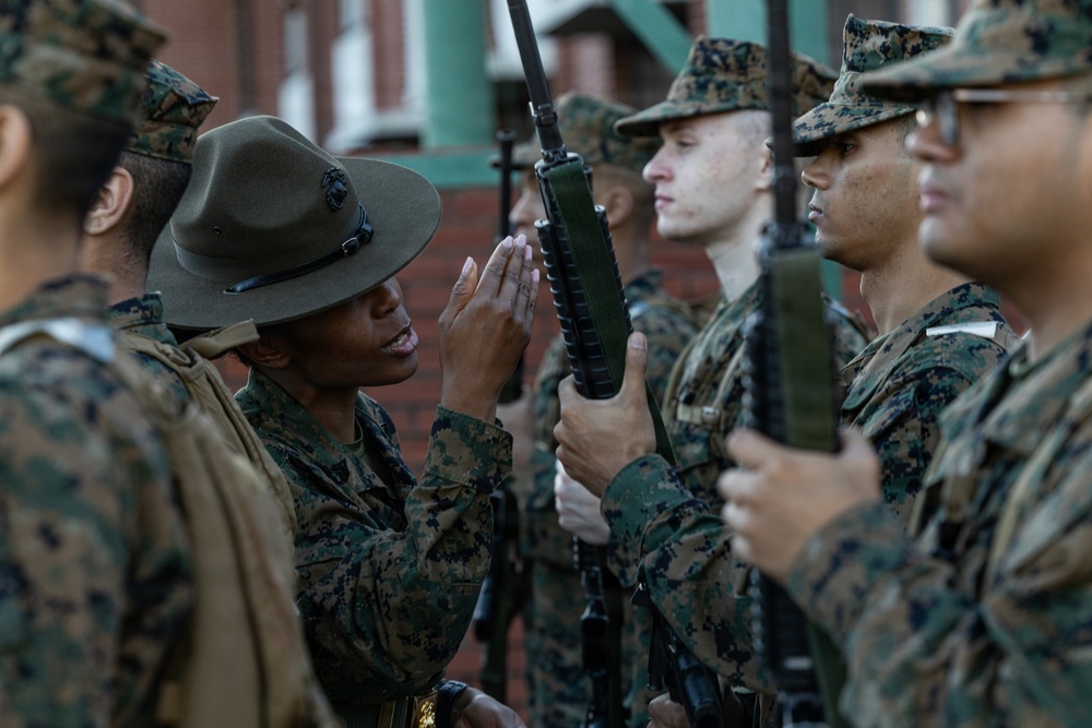 Bravo Company Close Order Drill