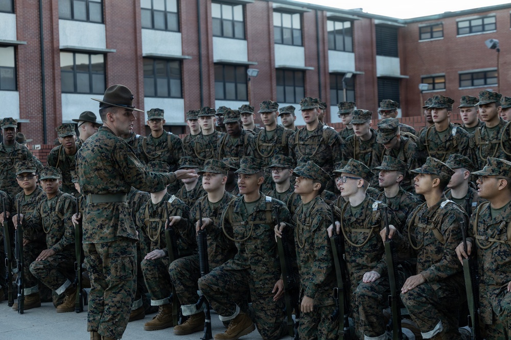 Bravo Company Close Order Drill