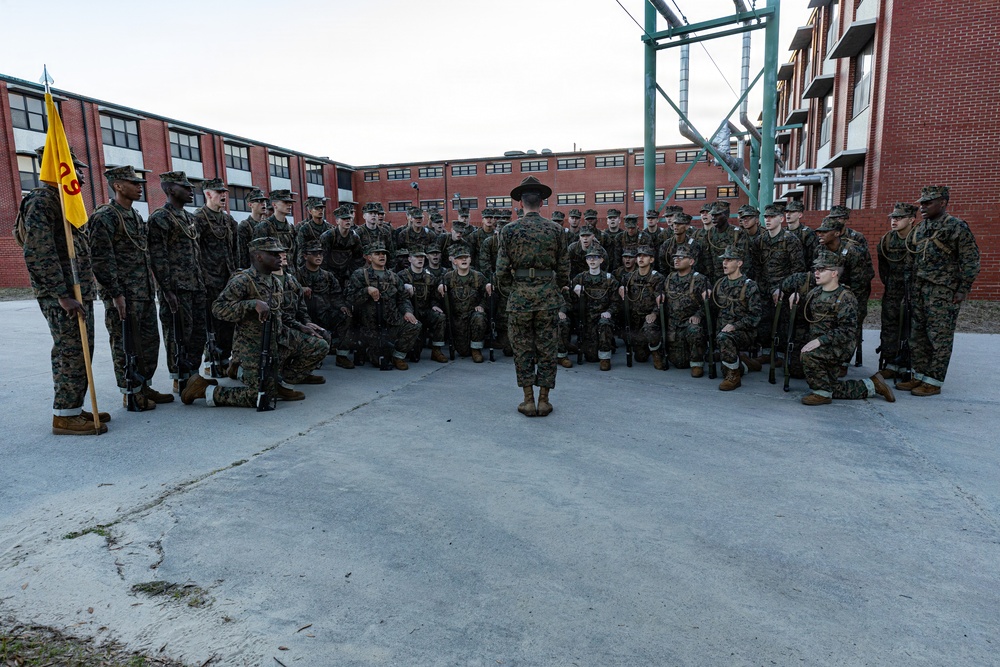 Bravo Company Close Order Drill