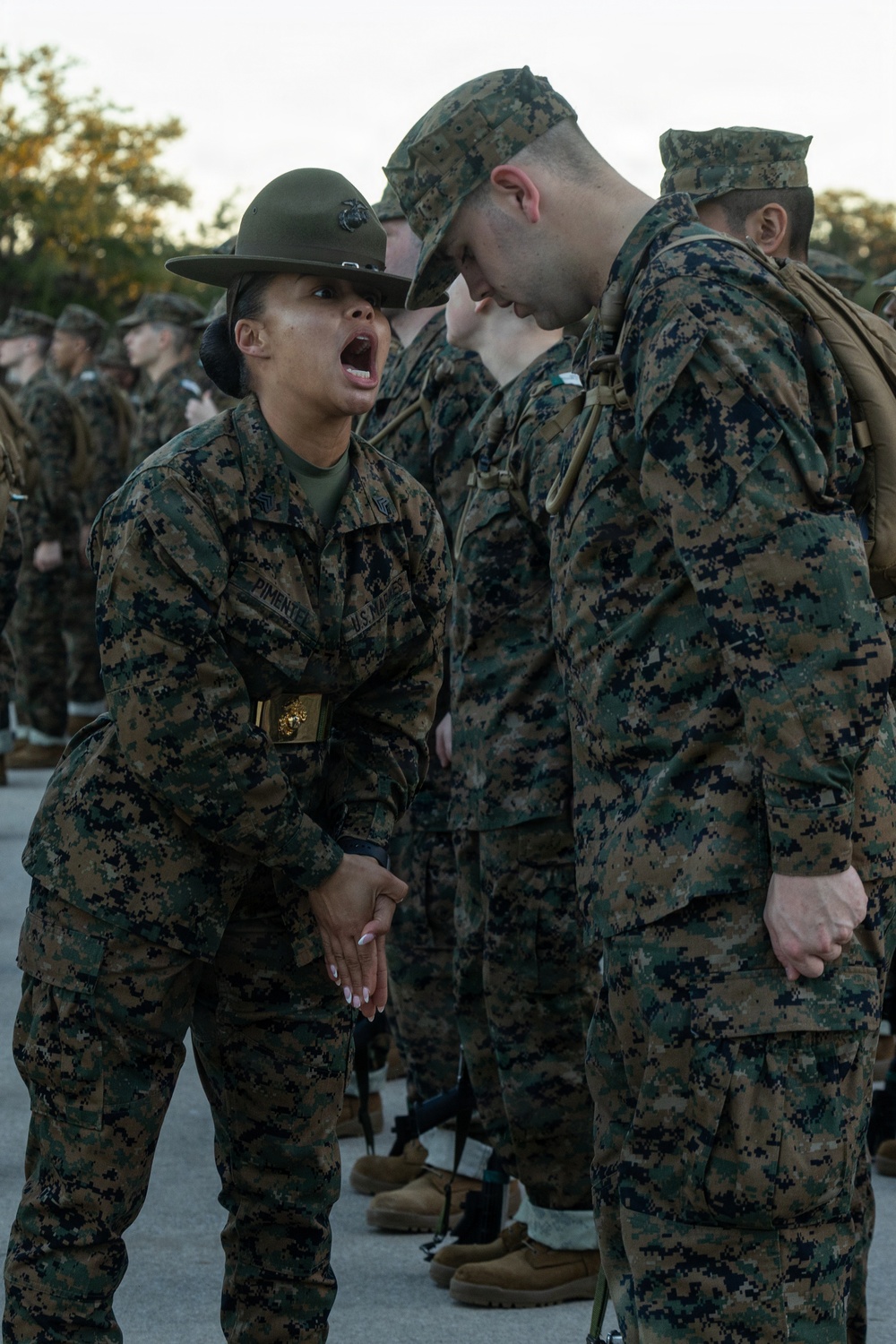 Bravo Company Close Order Drill