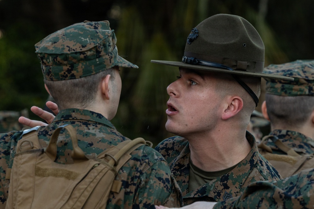 Bravo Company Close Order Drill