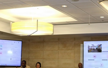 NMRTC Camp Pendleton leaders provide staff with Navy Medicine Commissioning Brief