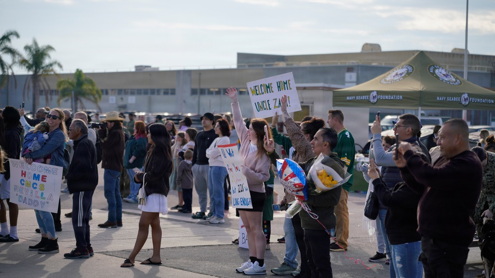NMCB 4 Seabees Advance Party Comes Home