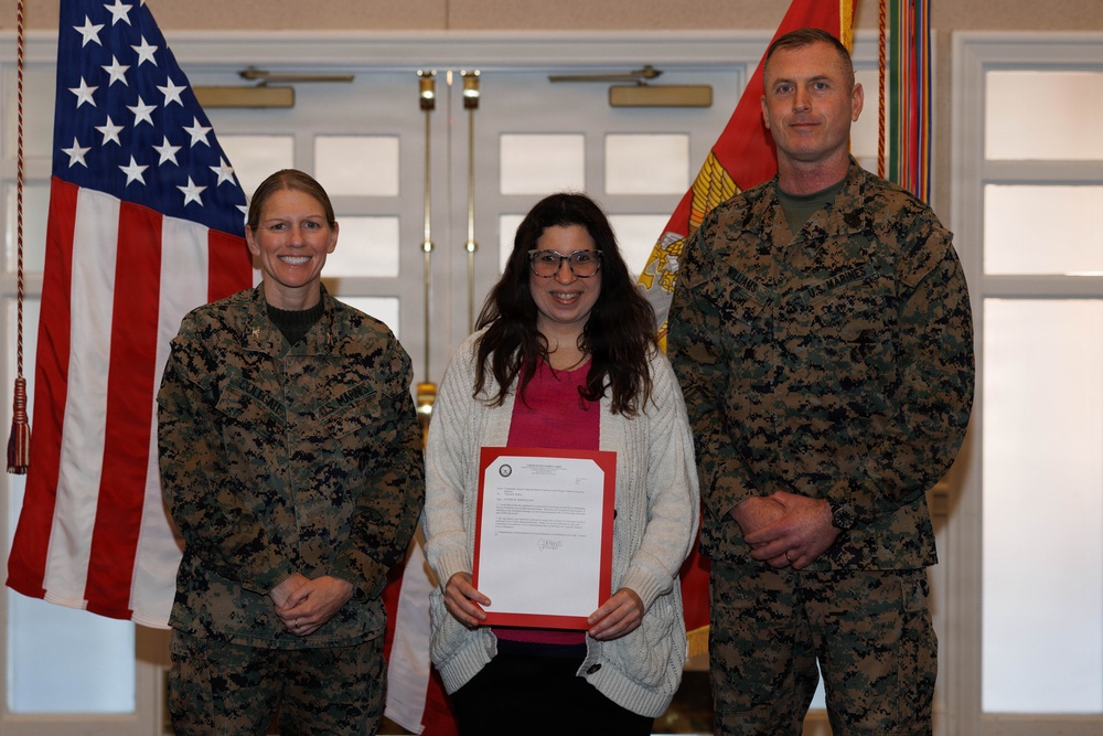 Civilian Quarterly Awards Ceremony, 4th Quarter 2025