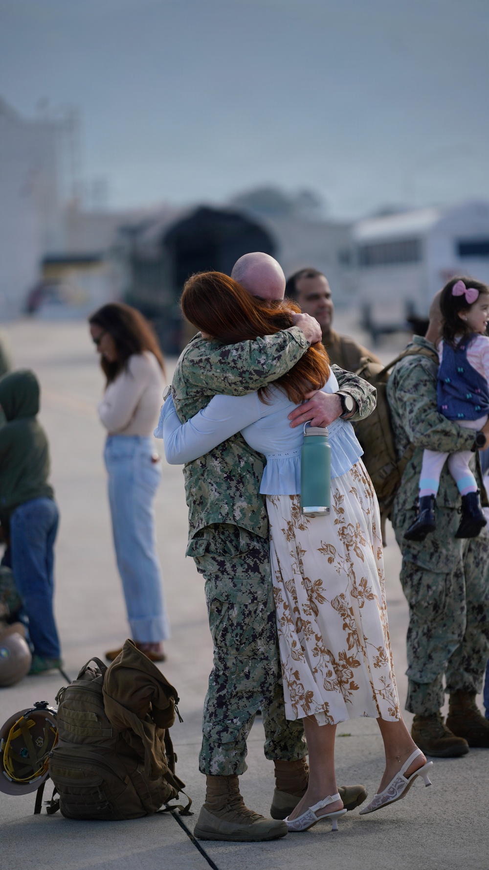 NMCB 4 Seabees Advance Party Comes Home