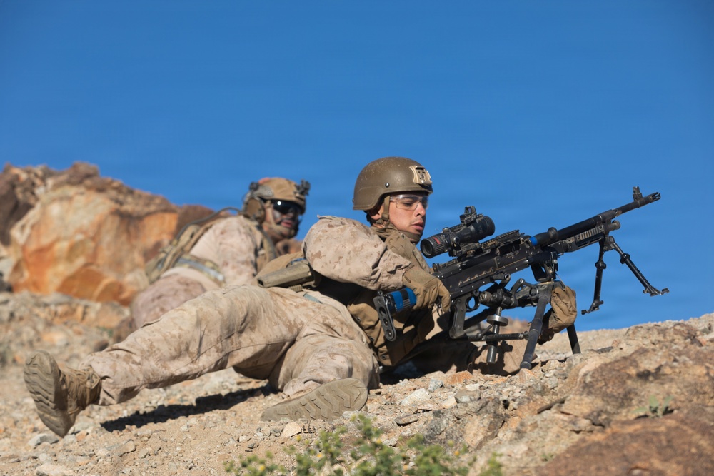 U.S. Marines with 3rd Bn, 7th Marines execute platoon attack during SLTE