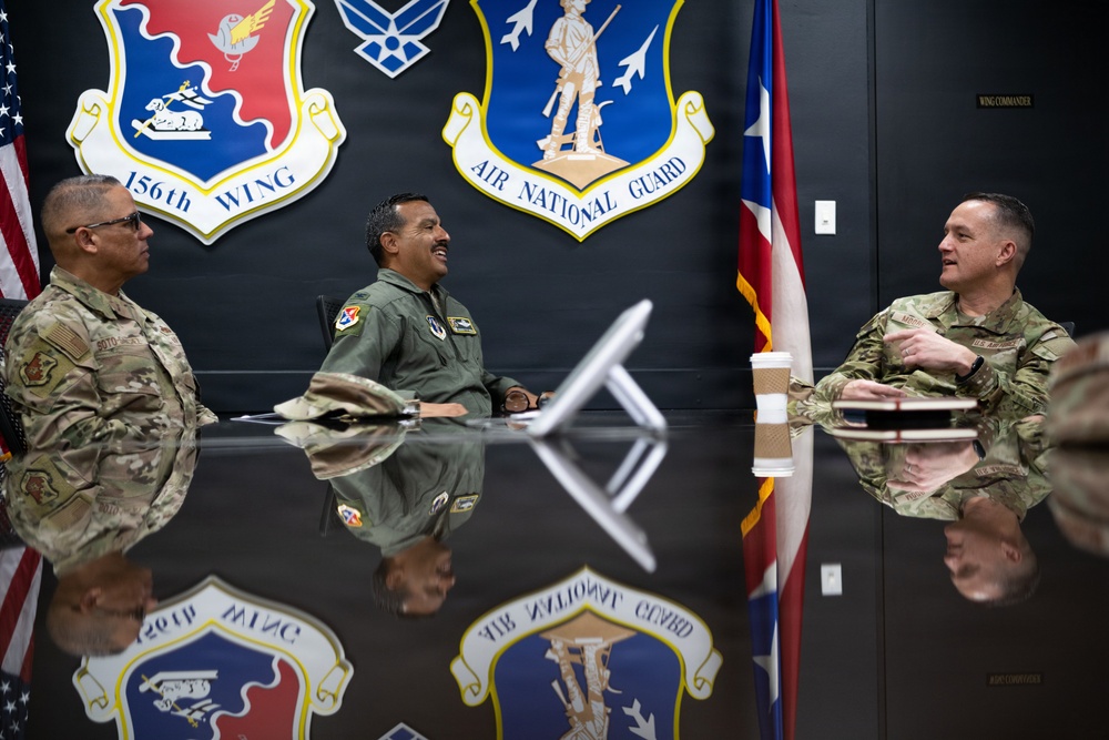 CMSgt. Moore, ANG Command Chief visits 156th Wing
