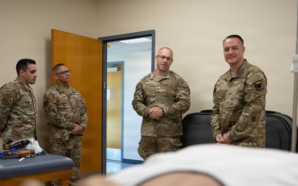 CMSgt Moore ANG Command Chief visits 156th Wing