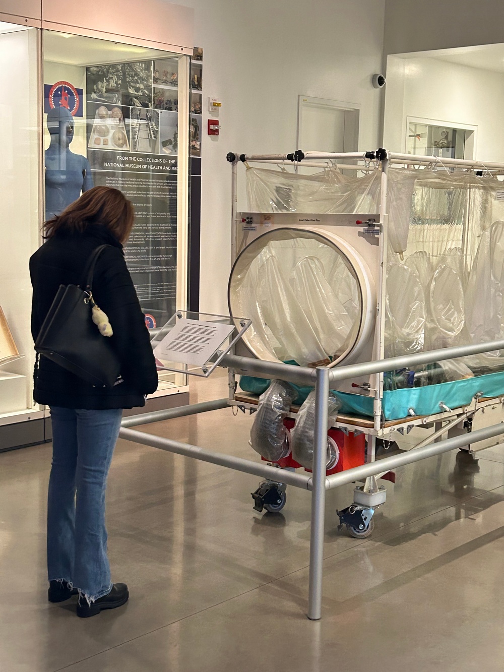 Medical Museum Exhibit: Biocontainment Transport Unit