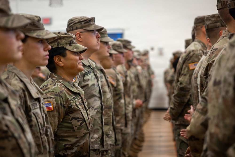 34th Military Police Company deployment ceremony