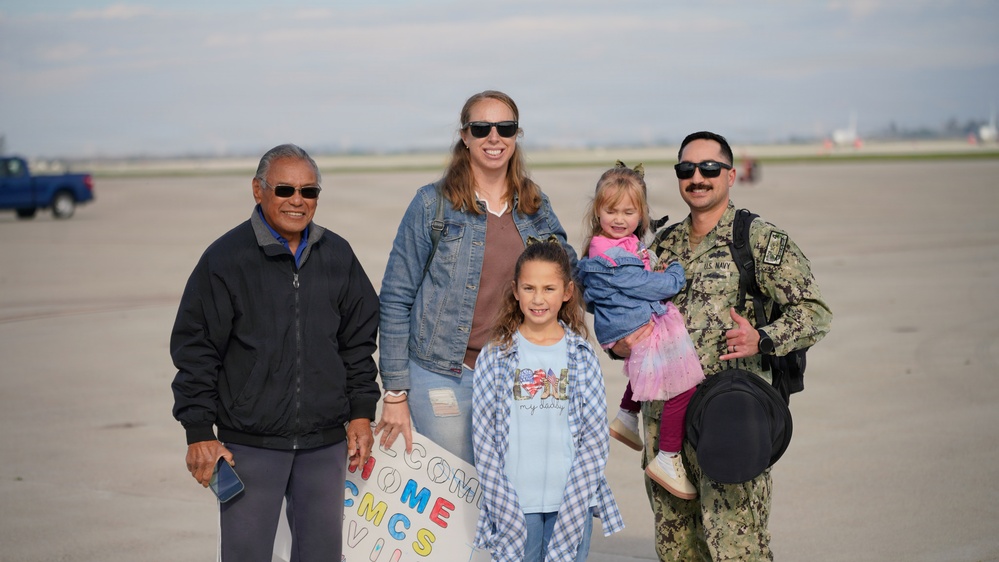 NMCB 4 Seabees Advance Party Comes Home