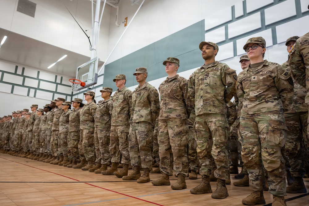 34th Military Police Company deployment ceremony