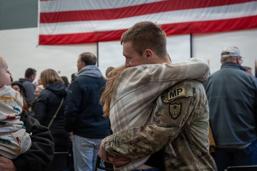 34th Military Police Company deployment ceremony