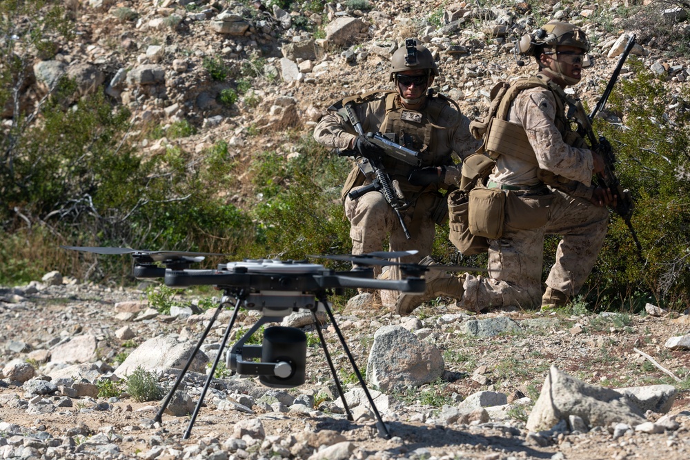 U.S. Marines with 3rd Bn, 7th Marines conduct platoon assault during SLTE