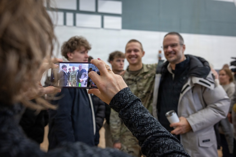 34th Military Police Company deployment ceremony