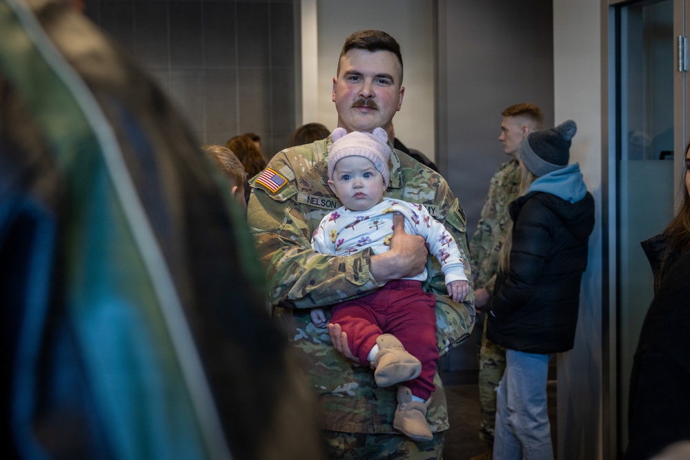 34th Military Police Company deployment ceremony