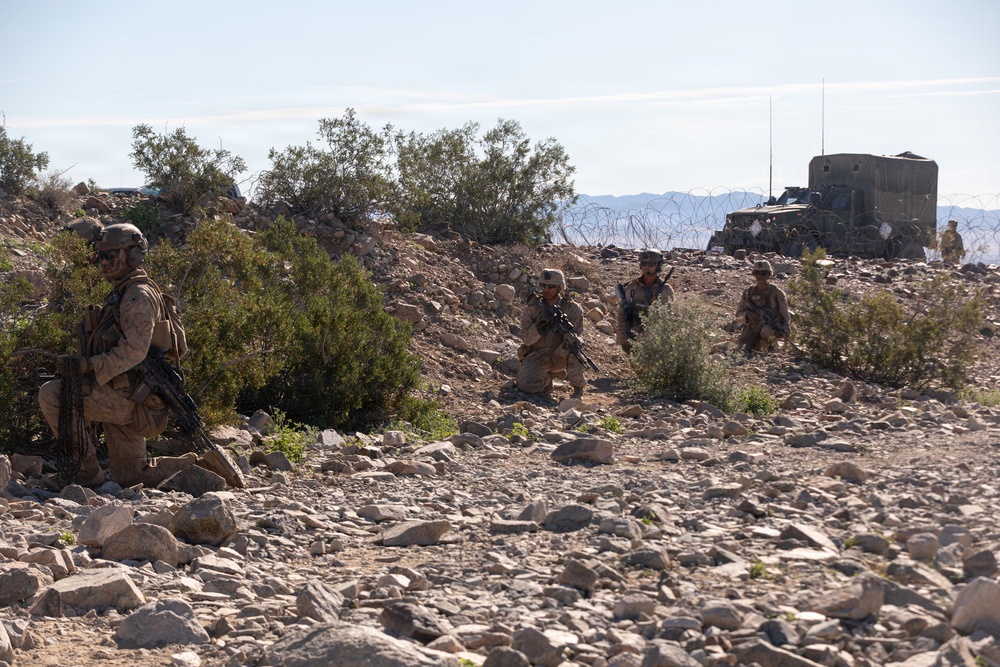U.S. Marines with 3rd Bn, 7th Marines conduct platoon assault during SLTE
