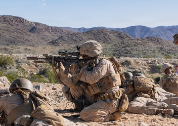 U.S. Marines with 3rd Bn, 7th Marines conduct platoon assault during SLTE