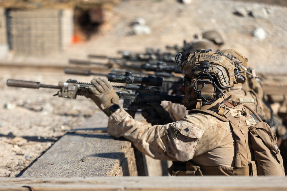U.S. Marines with 3rd Bn, 7th Marines conduct platoon assault during SLTE