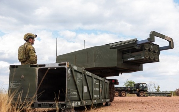 Guided Multiple Launch Rocket System onto a HIMARS