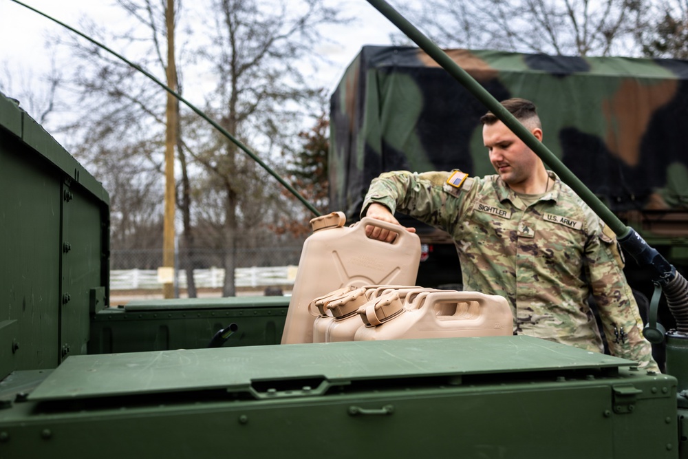 678th Air Defense Artillery Brigade responds to Winter Storm Fern