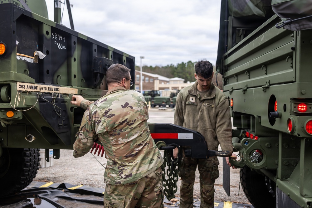 678th Air Defense Artillery Brigade responds to Winter Storm Fern