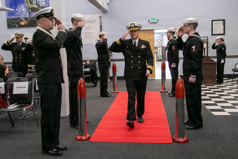 USS Gabrielle Giffords (LCS 10) Conducts Change of Command