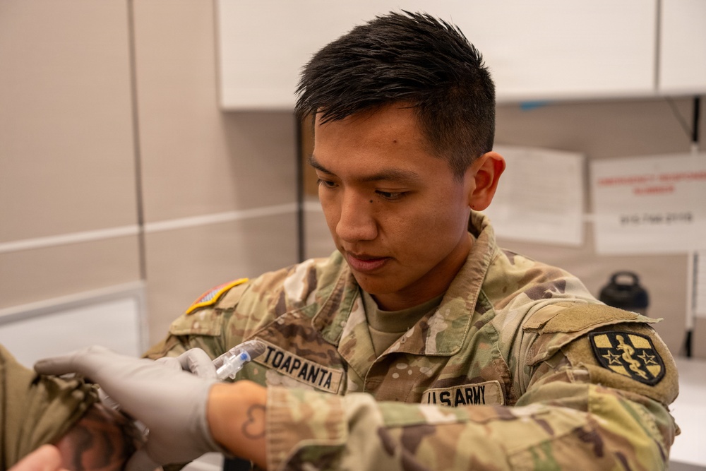 7248th Medical Support Unit, 7413th Troop Medical Clinic sharpens readiness pipeline for large-scale combat operations