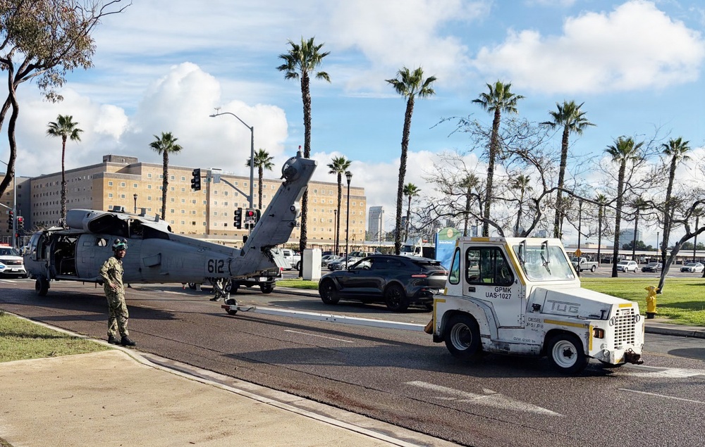 CNATT Unit North Island accepts stricken MH-60S helicopter to enhance training capability