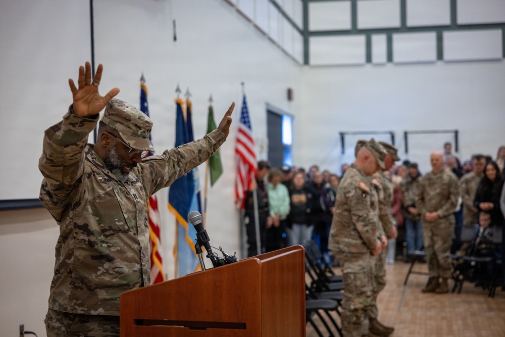 34th Military Police Company deployment ceremony