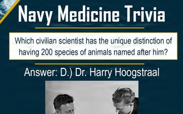 Navy Medicine Trivia - Harry Hoogstraal