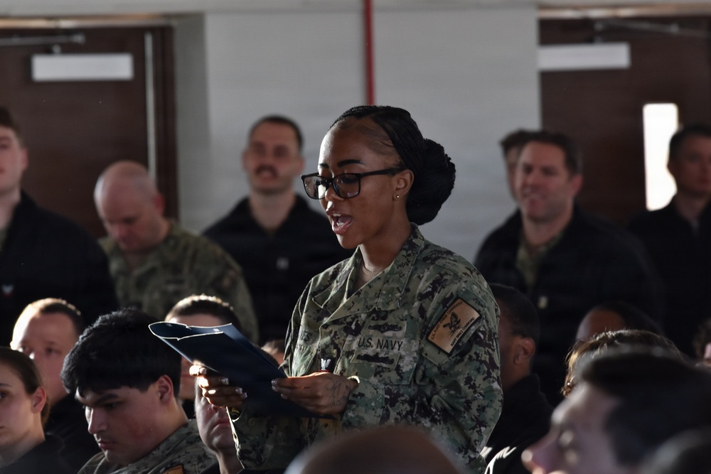 MCPON John Perryman Visits Sailors at Fort George G. Meade, Maryland