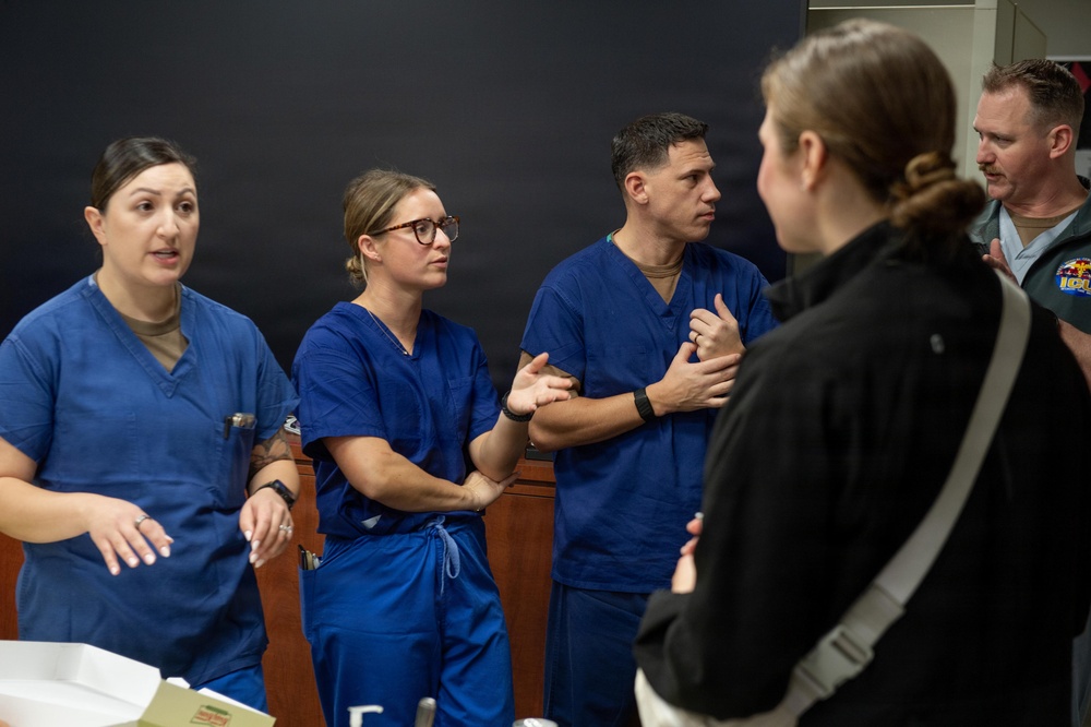 NMCSD CRNAs provide mentorship during open house event
