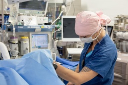 NMCSD anesthetist monitors patient