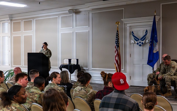 20 SFS Honors Retiring Military Working Dogs