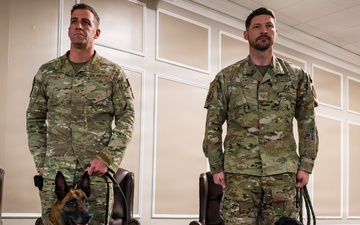 20 SFS Honors Retiring Military Working Dogs