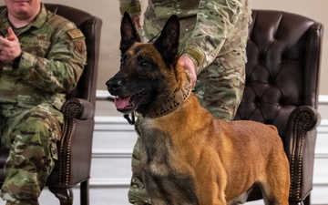 20 SFS Honors Retiring Military Working Dogs