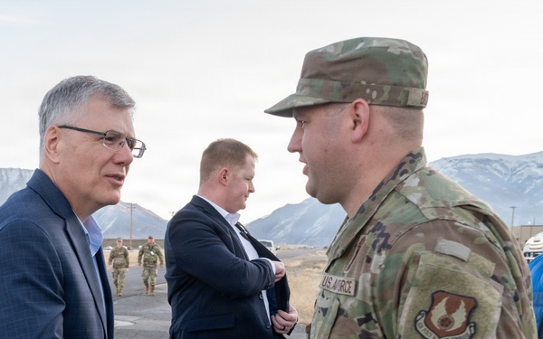 SECAF visits Hill AFB