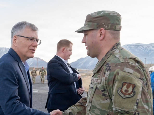 SECAF visits Hill AFB