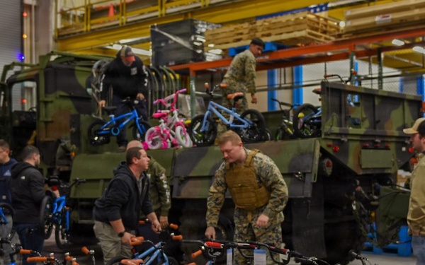 Lakehurst community comes together with massive Toys for Tots drive