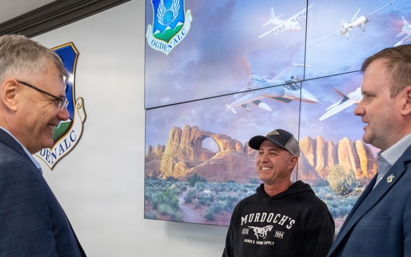 SECAF visits Hill AFB