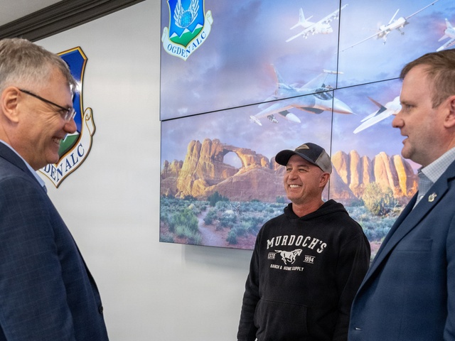 SECAF visits Hill AFB