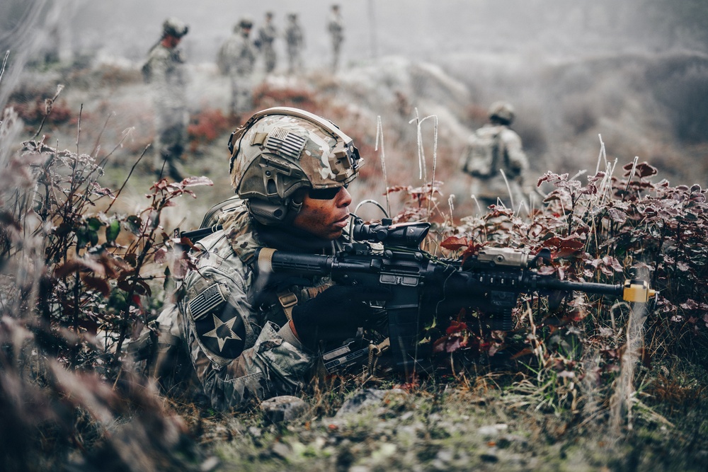 5th SFAB conducts team live fire training