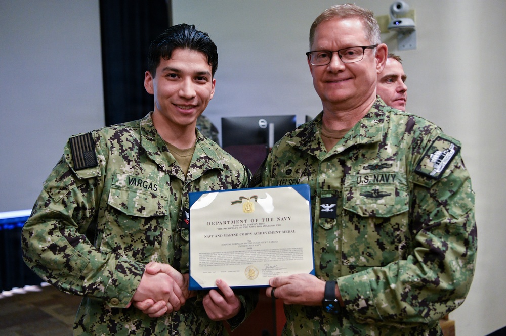 Navy Medicine Readiness and Training Command Pensacola held an Award Ceremony on January 16, 2026