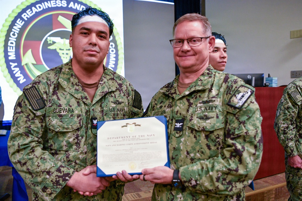 Navy Medicine Readiness and Training Command Pensacola held an Award Ceremony on January 16, 2026