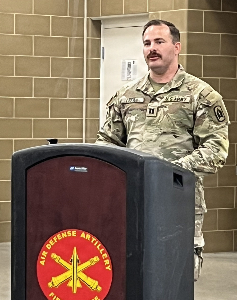 164th ADA Headquarters and Headquarters Battery conducts change of command ceremony
