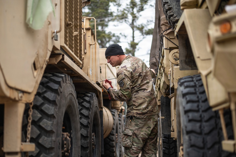 122nd Engineer Battalion responds to Winter Storm Fern