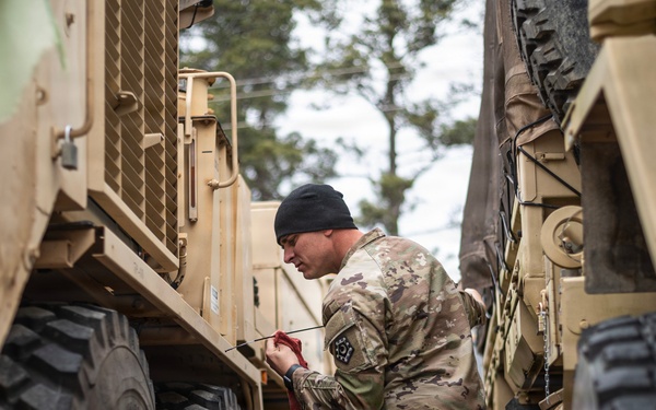 122nd Engineer Battalion responds to Winter Storm Fern