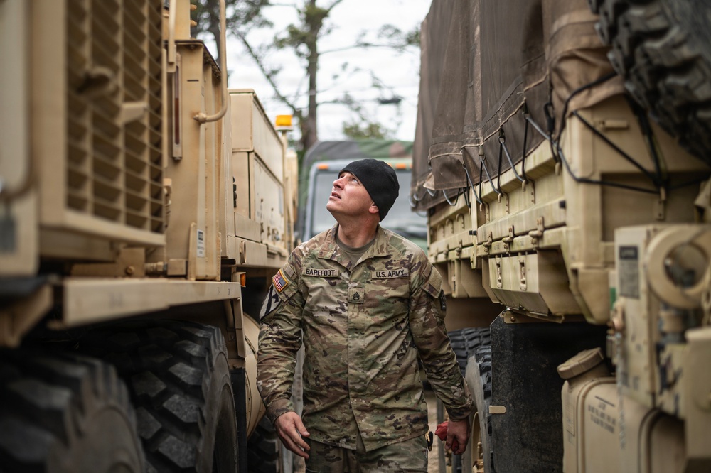 122nd Engineer Battalion responds to Winter Storm Fern
