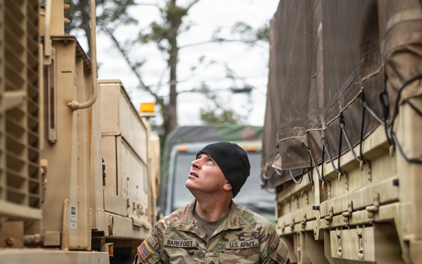 122nd Engineer Battalion responds to Winter Storm Fern